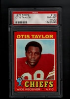 1971 Topps #139 Otis Taylor  PSA 8oc NM-MT     KANSAS CITY CHIEFS